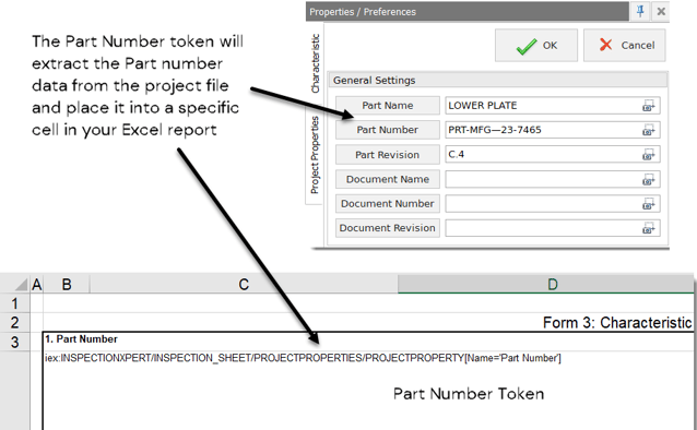 part number token-2